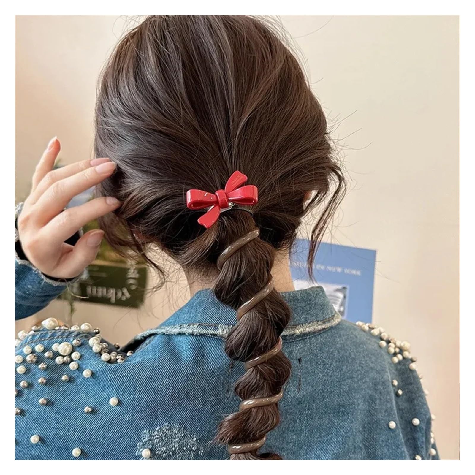 10 Samt-Haargummis Mit Schleife – Elastisch Für Pferdeschwanz & Stylische Frisuren