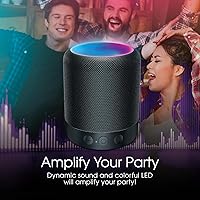 Vista 5 de ARTSOUND ILLUMA Beat - Altavoz LED inalámbrico espectáculo de luz LED altavoz Bluetooth portátil resistente al agua IPX7 5 modos de luz LED