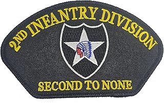 2ND INFANTRY DIVISION INDIAN HEAD with CREST PATCH 2 - Color - Veteran Owned Business