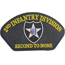 2ND INFANTRY DIVISION INDIAN HEAD with CREST PATCH 2 - Color - Veteran Owned Business