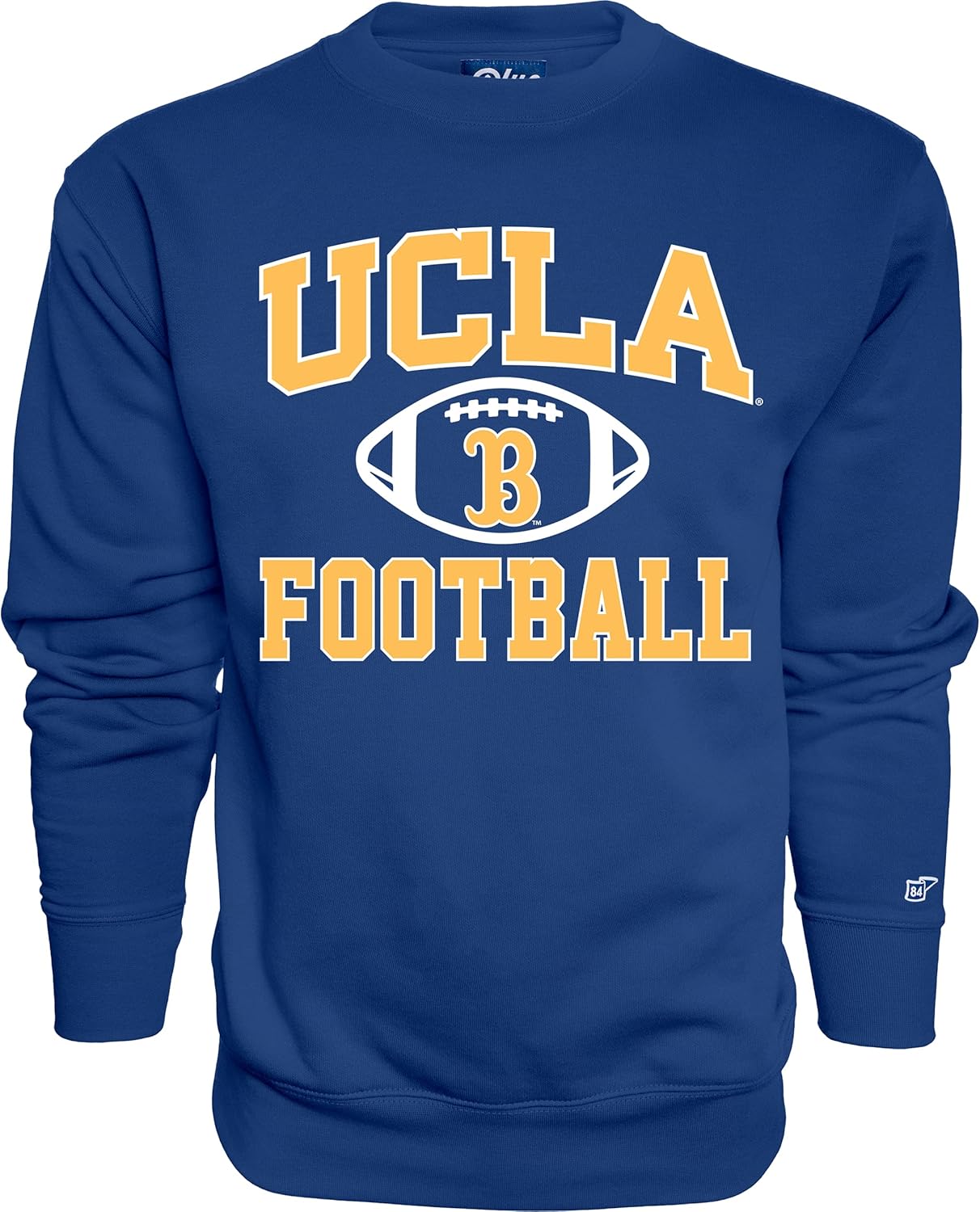 Blue 84 NCAA mens Crewneck Sweatshirt Team Color Football