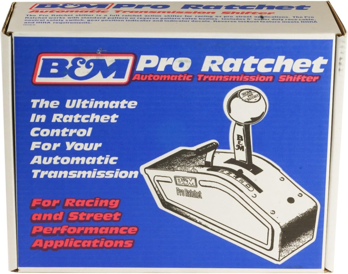 B&M80842 Pro Ratchet Automatic Shifter for 3 and 4 Speed Transmission