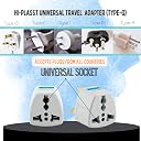 Hi-PLASST India to UK Converter Plug (Pack of 3) - Type-G Travel Adapter for Indian Plugs - Compatible with UK, UAE, Singapore, Hong Kong, Ireland, Wales - 13A, 230V gallery image
