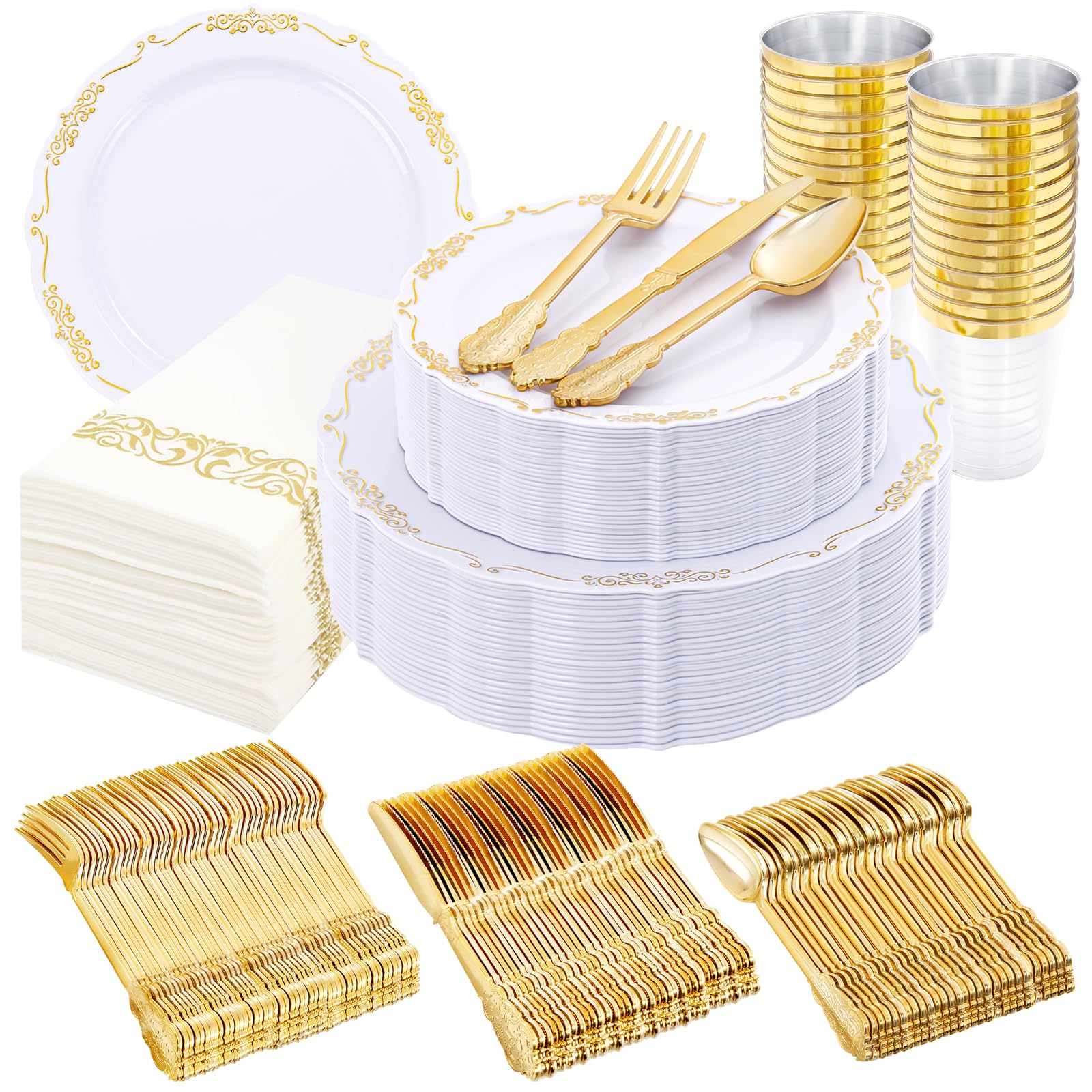 Supernal 210-Piece Dinnerware Set - Party Supplies -1 Supernal 210-Piece Dinnerware Set - Party Supplies -1