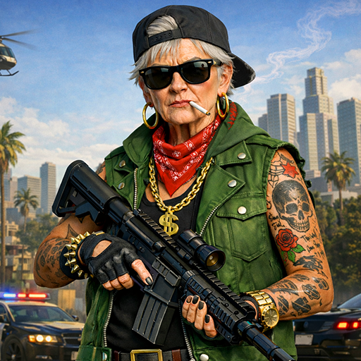 Oma-Gangsterspiele, Vegas-Diebstahl-Waffenschieß-Kriminalitätsspiele, Miami City Mafia-Gang-Kriegssimulator, kostenlose Gangsterspiele 2025, echtes Grand Gangster Theft Auto 6 offline