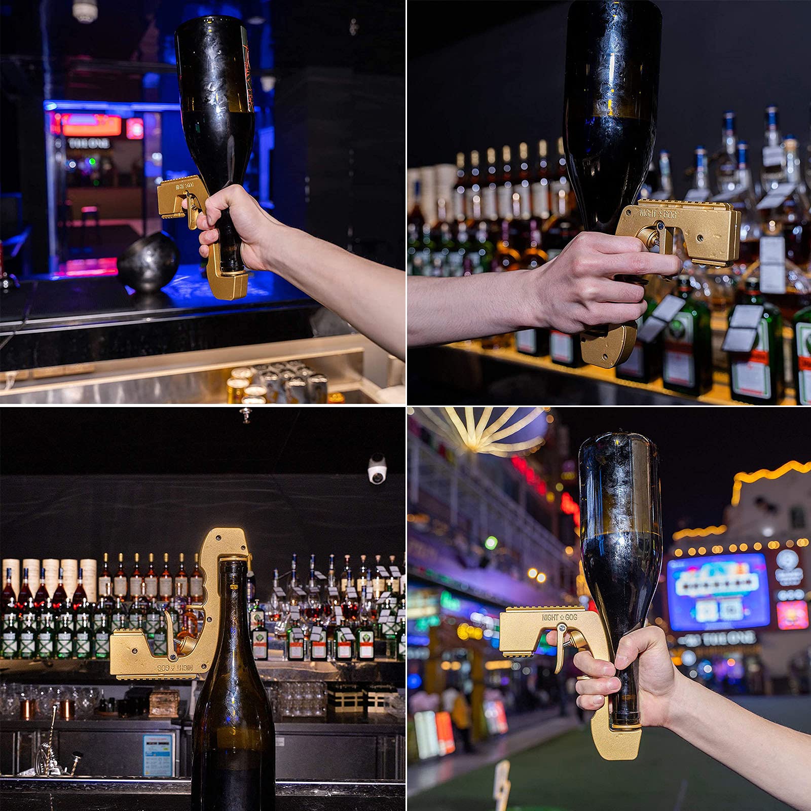 Amazon｜FANXX シャンパン銃噴霧器シャンパンガンシューター、ビール