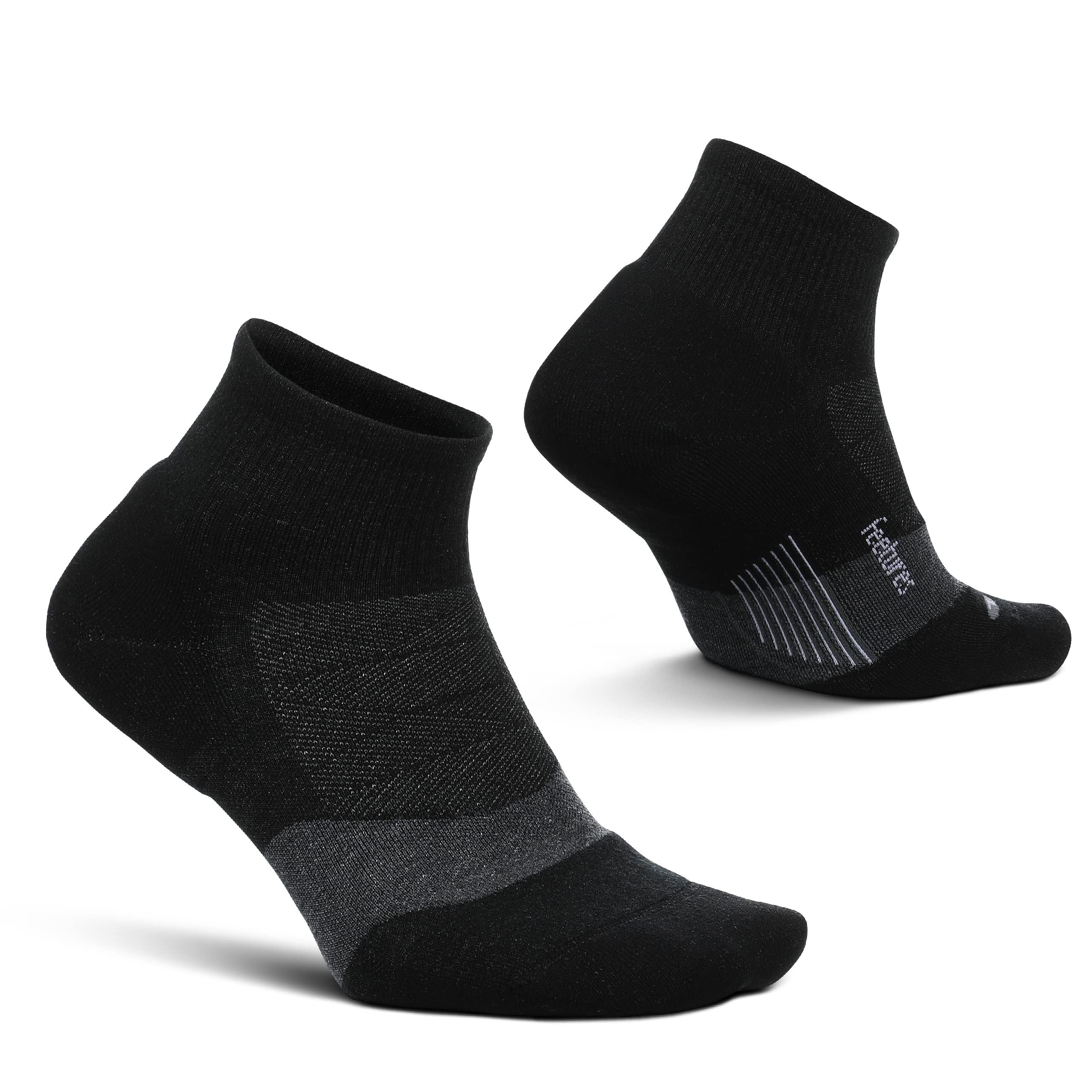 Feetures Merino 10 Max Cushion Merino Wool Quarter Sock