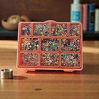 Vista 2 de Homak 6-1/4 pulgadas x 8 pulgadas caja de almacenamiento de plástico, corto, HA01086175