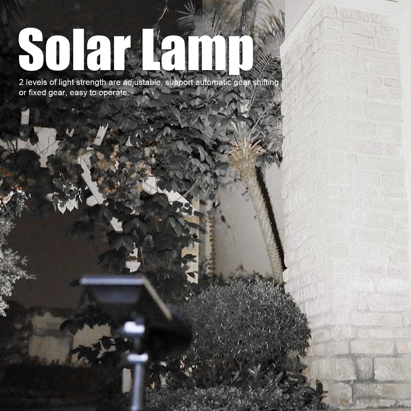 OUKENS Outdoor Solar Lights, 7LED Adjustable Solar Light Intelligent Outdoor Waterproof Garden Spotlight Dusk to Dawn Solar Powered Outdoor Light for Garden Yard Pathway(White Light)