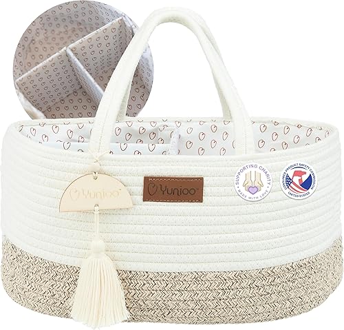 Organizador de pañales, bolsa de pañales bohemia para necesidades de cambiador y artículos esenciales para bebés para recién nacidos, organizador de