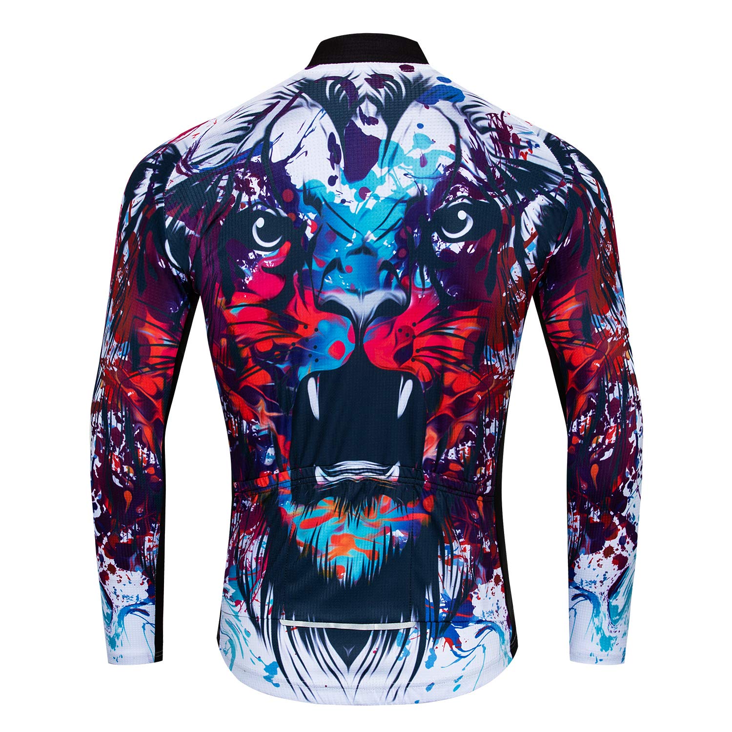 Maglia da ciclismo da uomo a maniche lunghe Pro Brand Team riflettente camicie da ciclismo giacca