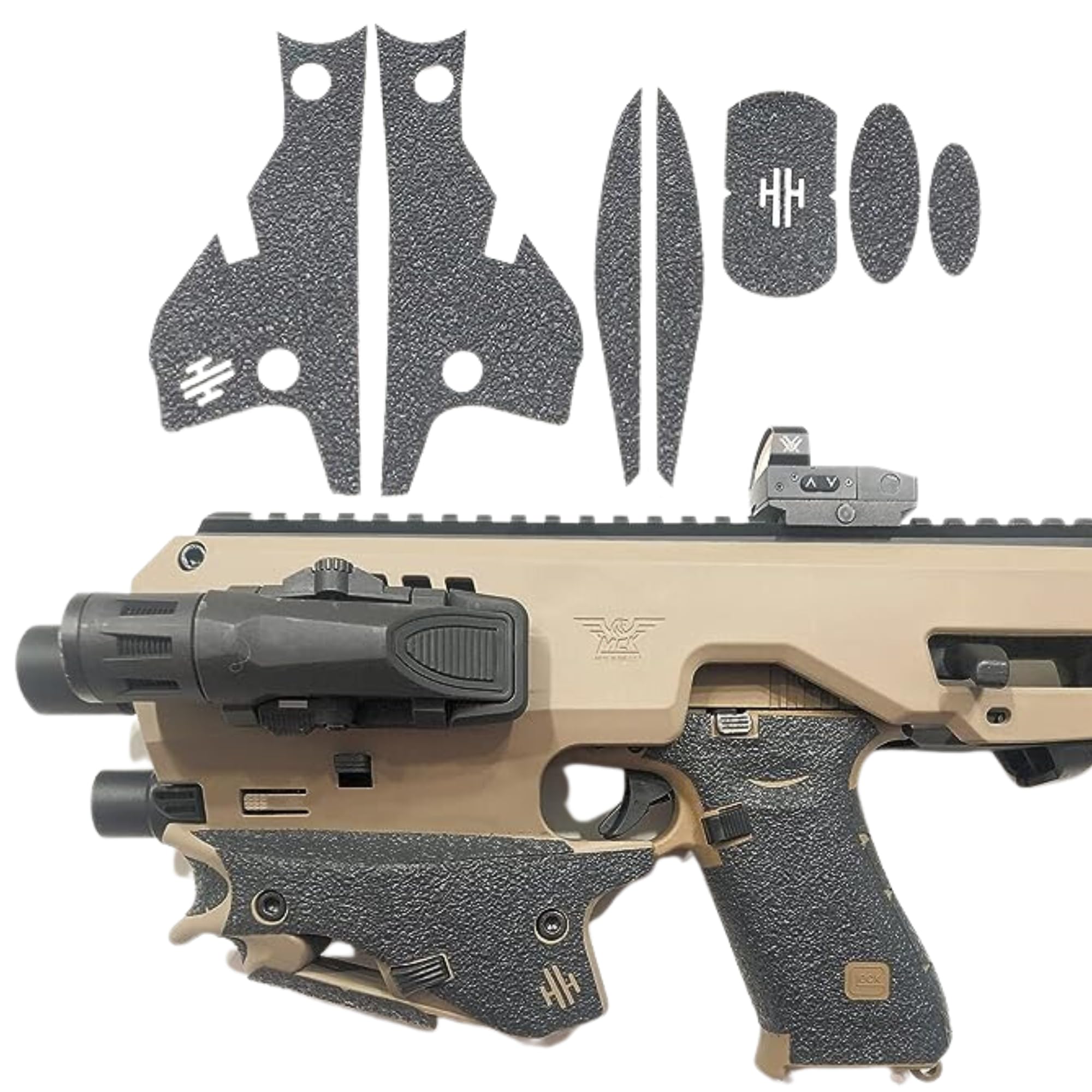 Amazon.com : Handleitgrips Gun Grip Tape Compatible with MCK Roni