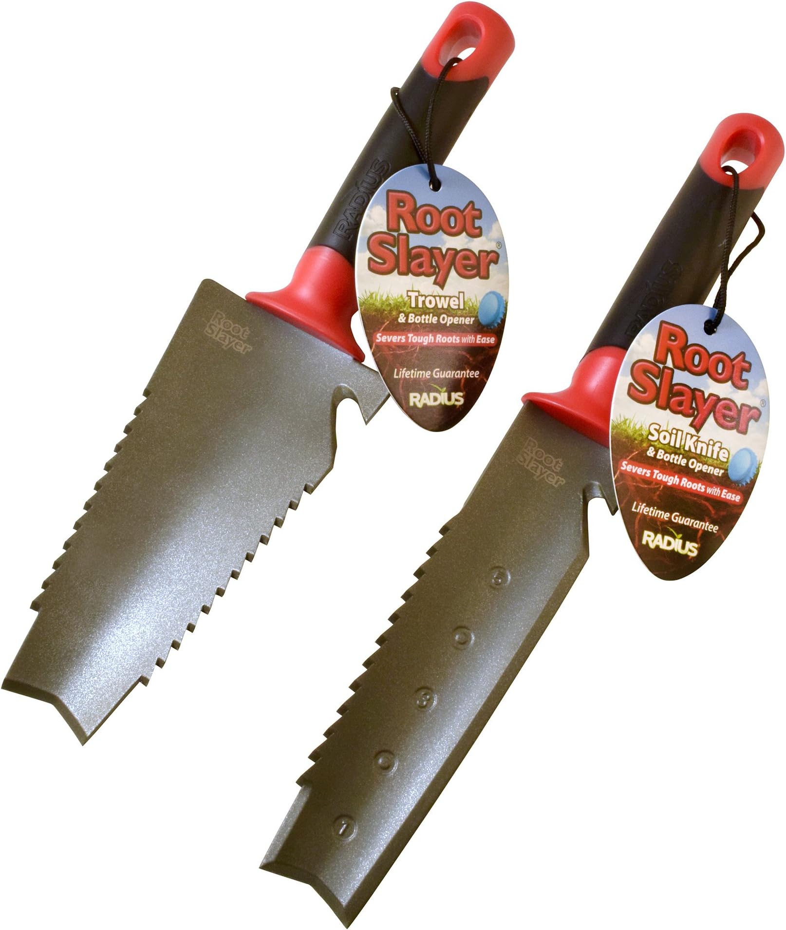Radius Garden 36011 Root Slayer, Hand Tool Set, Red