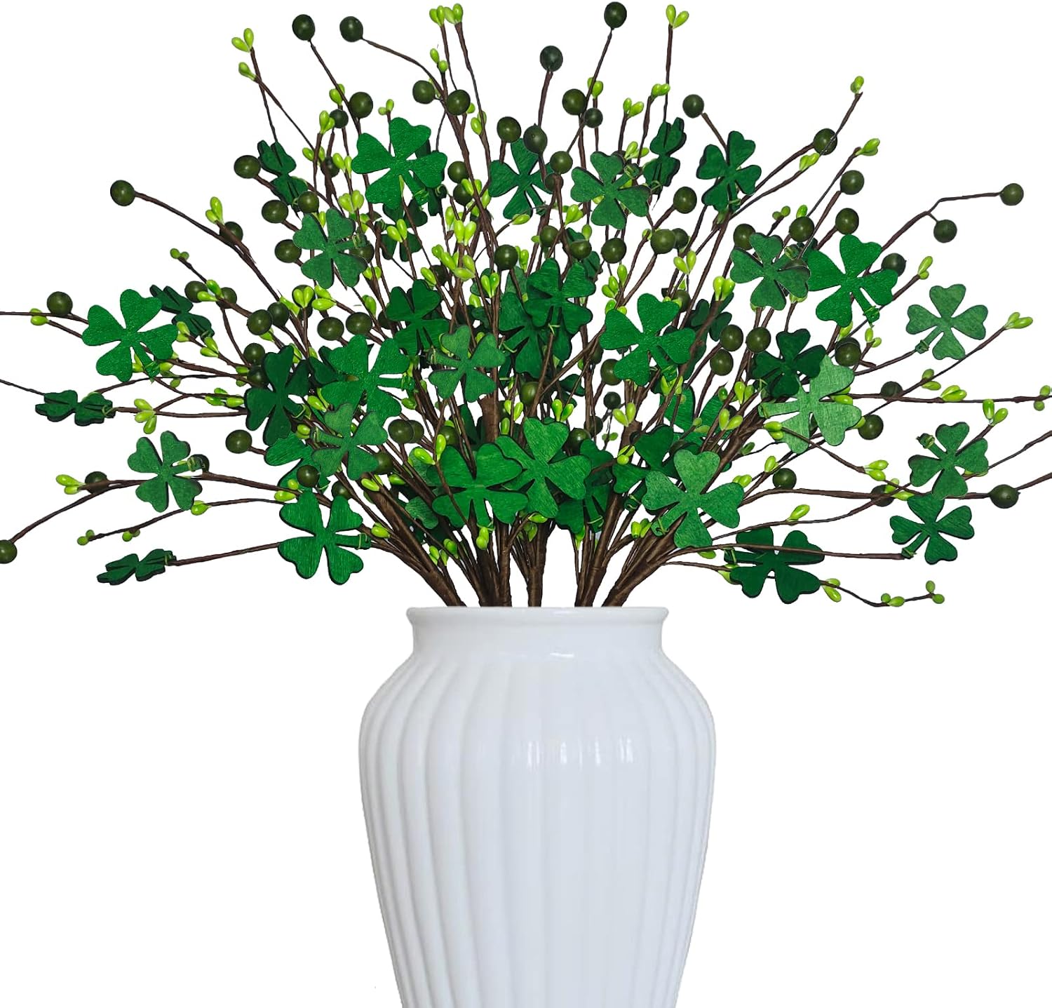 cacise 6 PCS St. Patricks Day Branches, 16 inch Artificial