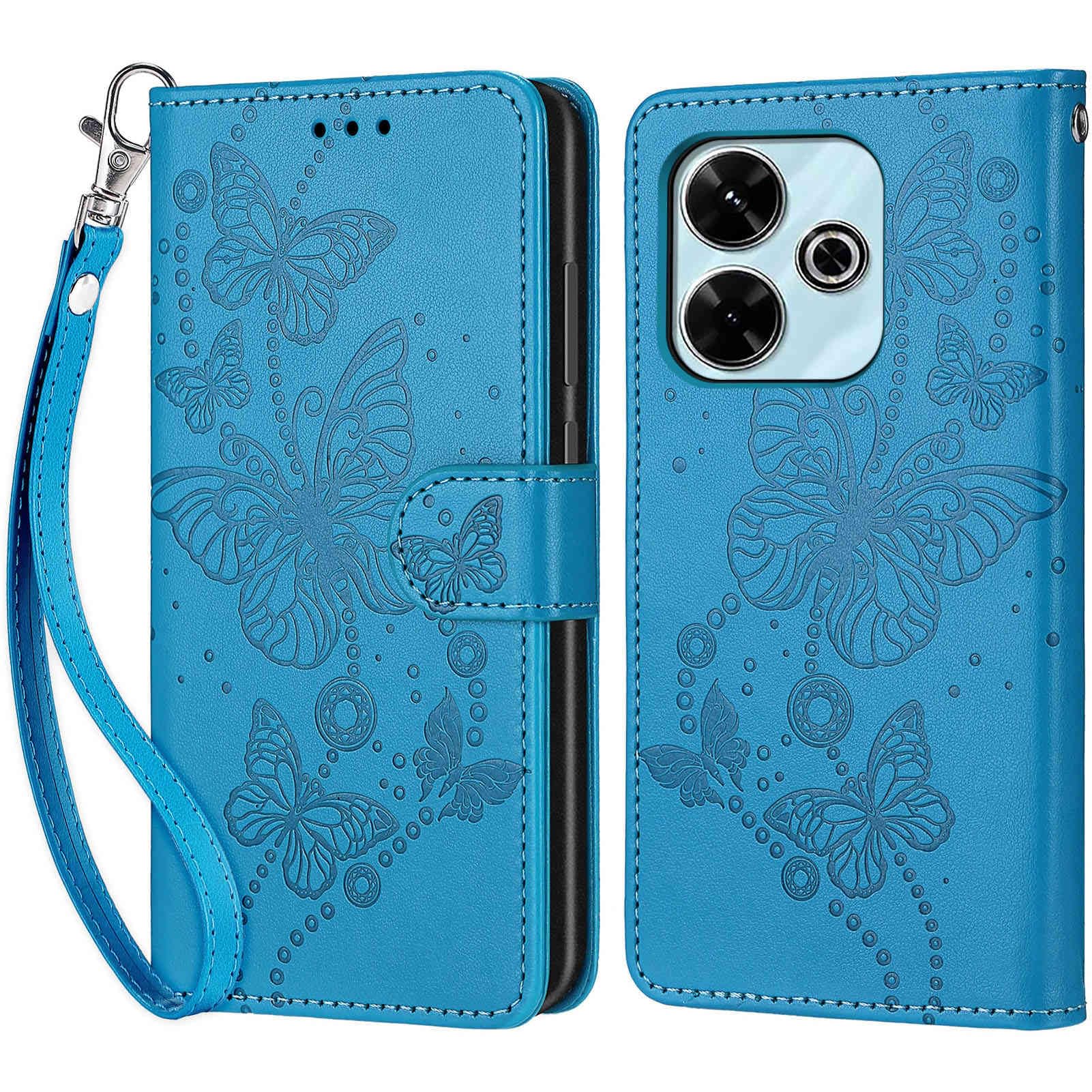 TOMYOU Handyhülle Für Xiaomi Redmi 13 4G/5G – Flip Wallet Case Mit Kartenfach, Magnetverschluss & Standfunktion, Stoßsicher