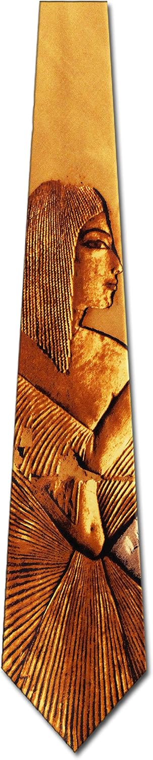 Egyptian Ties Egyptian Hieroglyphic Neckties Mens Necktie