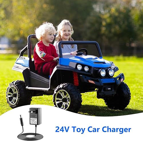 Miniatura 2 de Cargador de 24 voltios para juguetes de paseo, cargador de coche para niños de 24 V, cargador de batería de 24 voltios para montar en automóvil,