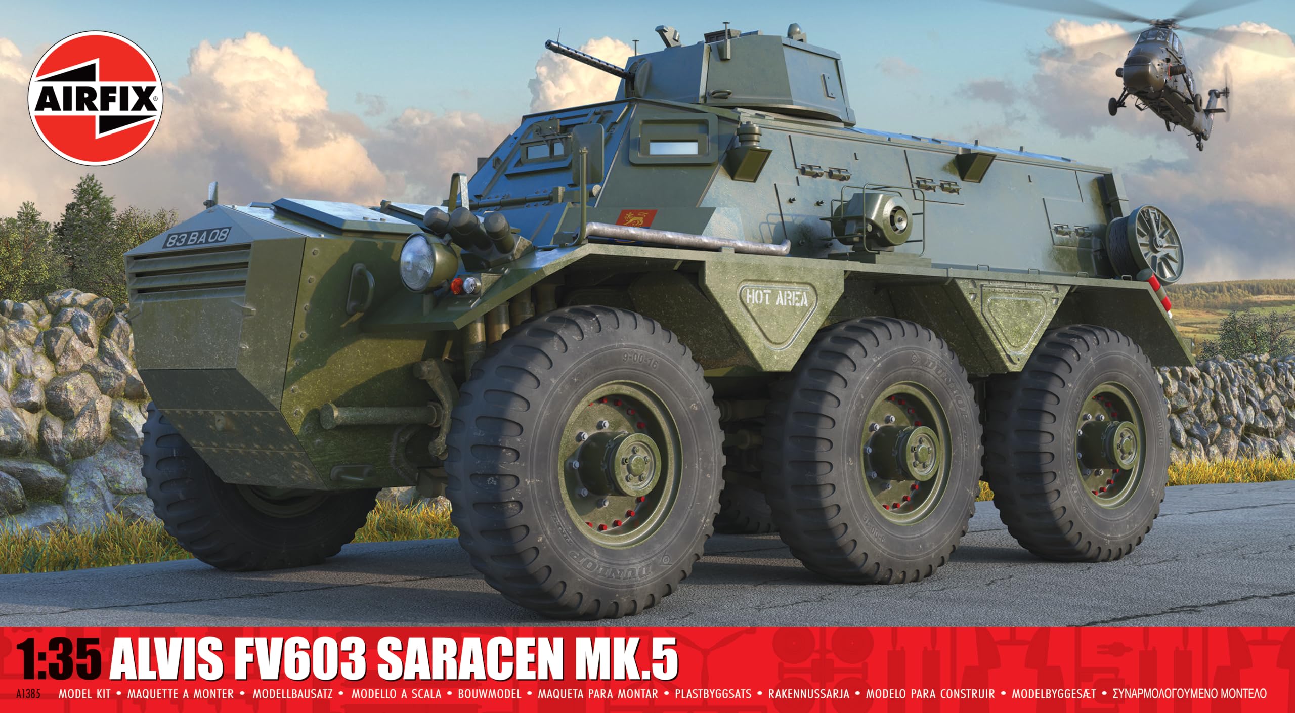 Airfix 981385-1/35 Alvis Saracen MK.5 - Échelle 1:35