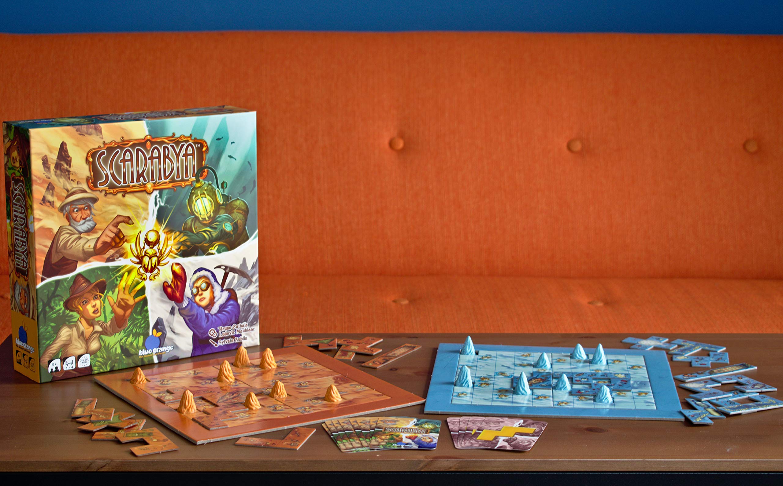 Blue Orange - Jeu de tuiles - Scarabya (Version multilingue)