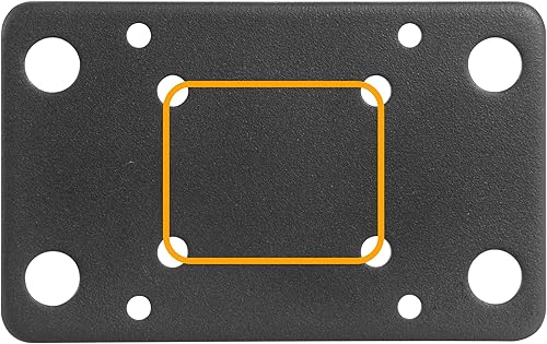 Miniatura 3 de iBOLT Soporte de pilar de vehículo para carretilla elevadora y almacén, hecho de acero de calibre pesado, para todos los soportes de patrón AMPS y