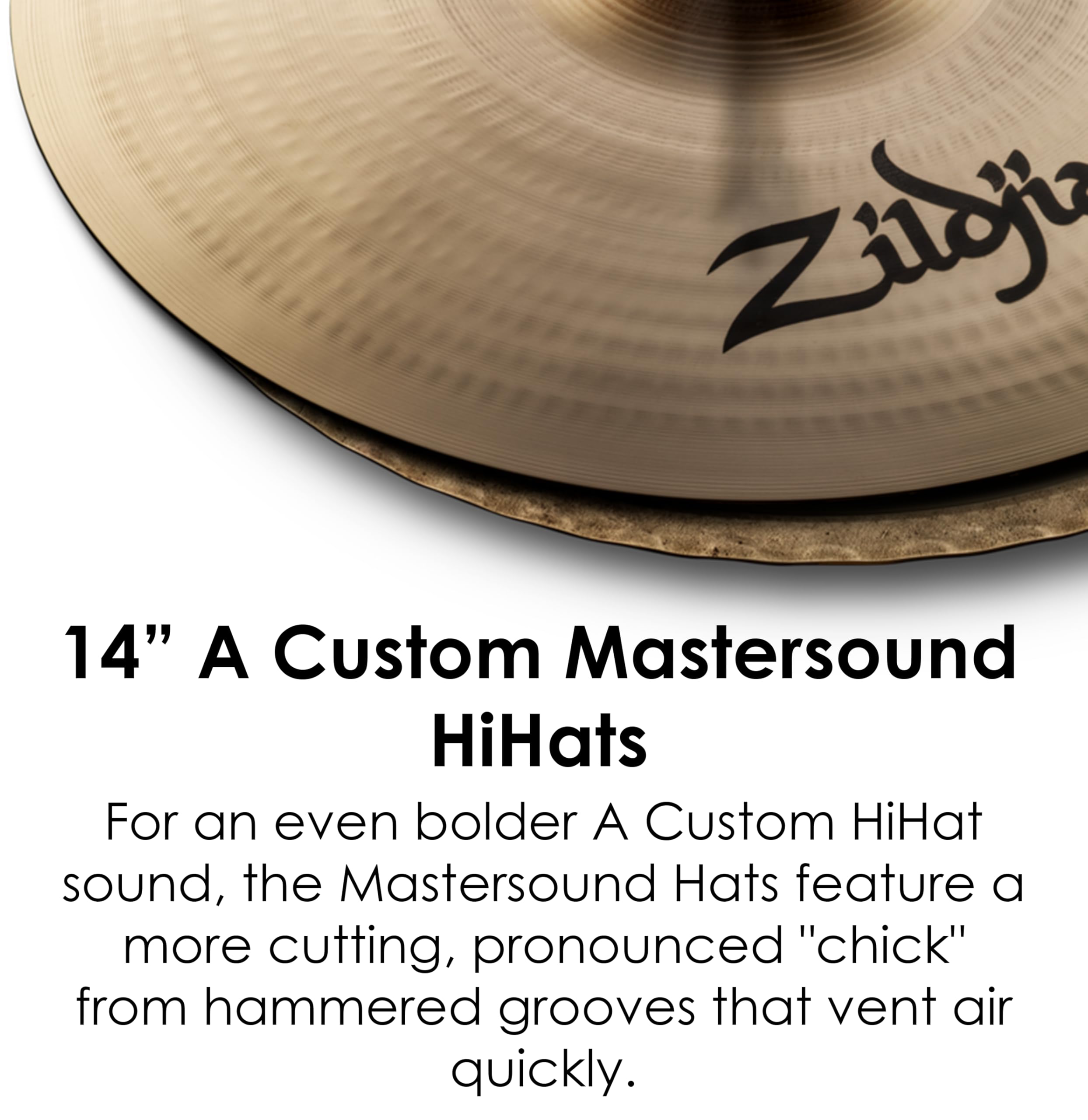 Zildjian Mastersound Hi-Hat 14インチ ボトムのみ 14 S FAMILY MASTERSOUND HIHATS | Zildjian