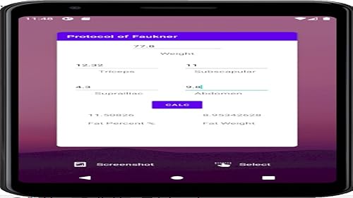 Faulkner Protocol Fat Percent (4 skin fold)