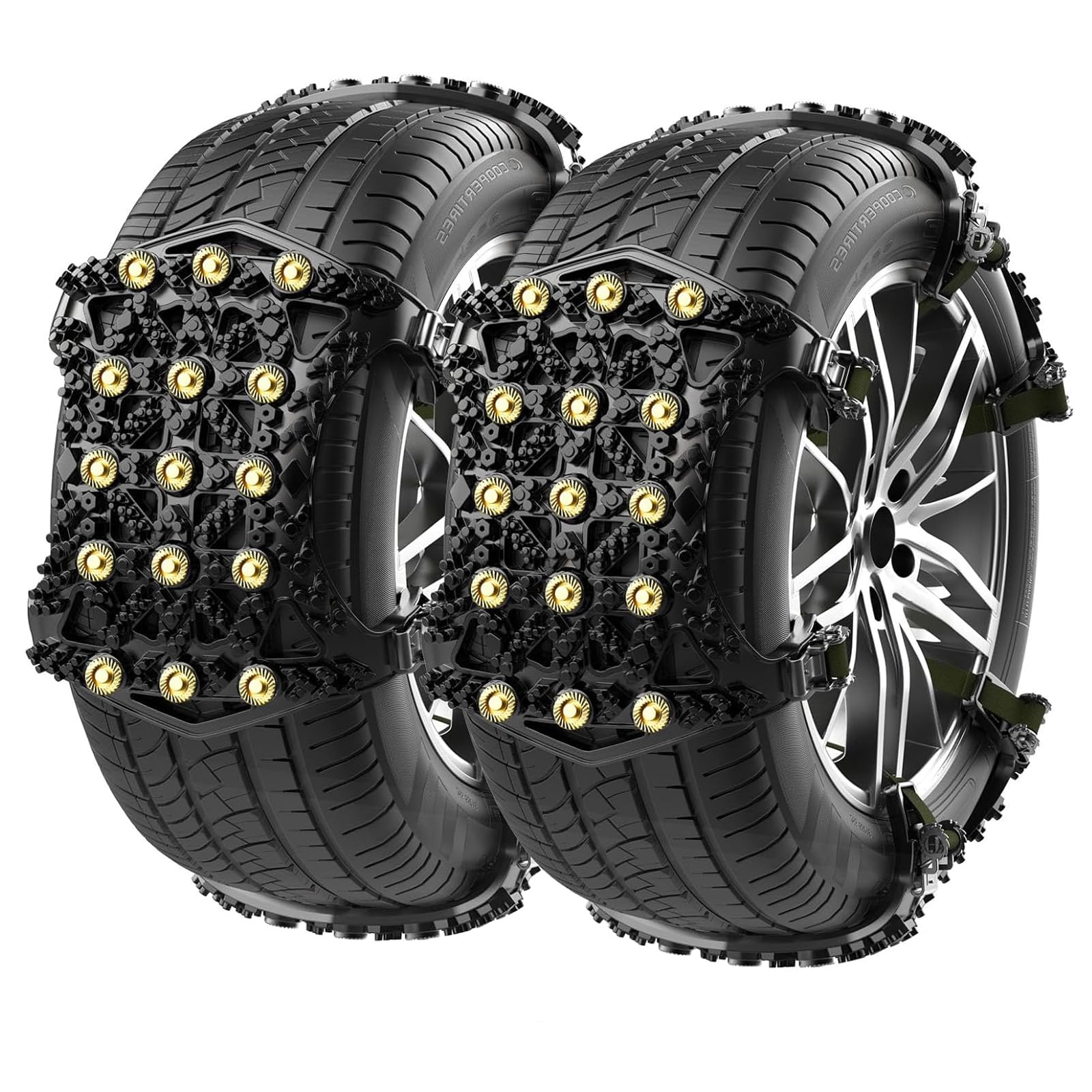 タイヤチェーン 非金属 スノーチェーン 175mm-265mmまで対応 195/65R15 
