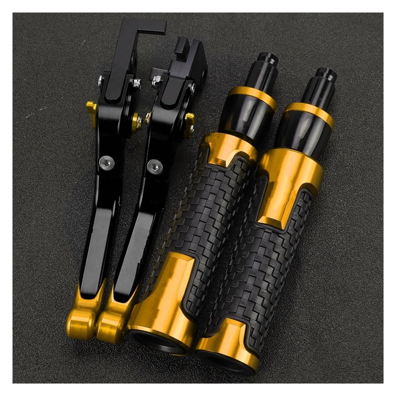 Pbqenxb O Break And Clutch Levers For Kawasaki For Ninja For Zx6r 2019-2024 Brake Clutch Levers Handlebar Grips Ends Adjustable Lever(O)