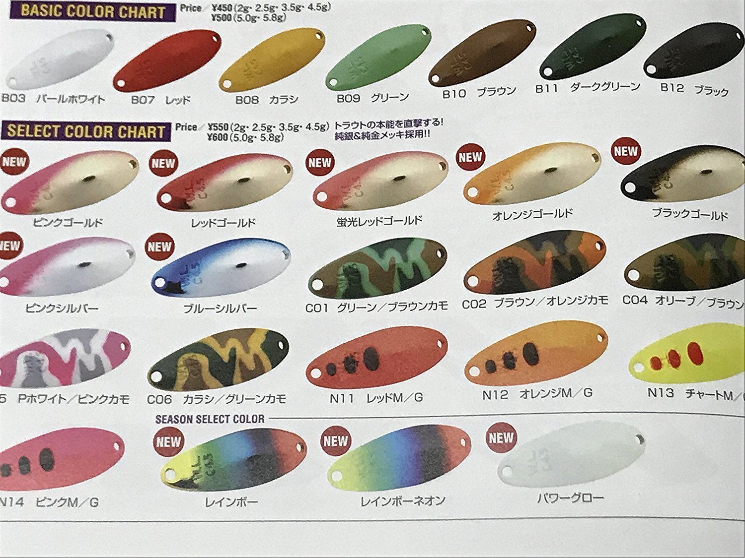 Amazon.co.jp: ウォーターランド ディープカッパー 2.5g BLS