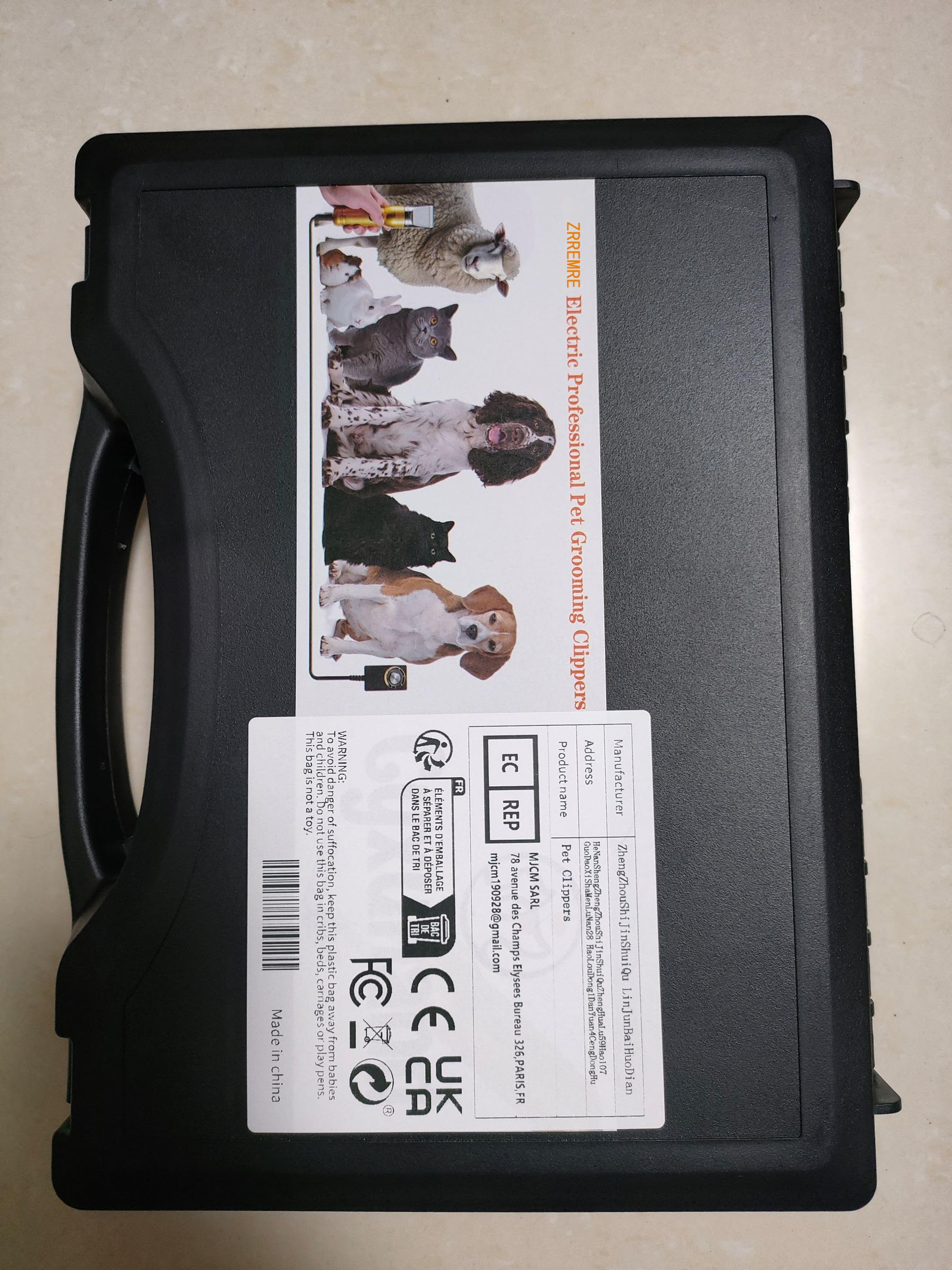 Tondeuse professionnelle pour animaux de compagnie, moteur puissant de 36 V pour poils épais, ciseaux de toilettage professionnels, outil de coupe pour chiens, moutons, chevaux, bétail et chats