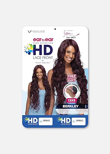 Miniatura 5 de Vivica A. Fox BERKLEY, pelo sintético, peluca de encaje natural para bebé, color P2216, color piano, marrón claro, platino, rubio rojizo mezclado