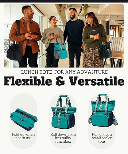 Miniatura 9 de SUNNY BIRD Lonchera con doble compartimento aislado para mujeres y hombres