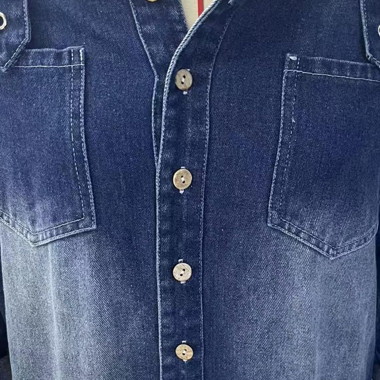 Peto vaquero para mujer, estilo vintage, con hombros descubiertos, de una pieza, de pierna ancha, mono vaquero desgastado, cómodo pantalón vaquero, pantalón de pierna recta, con tirantes