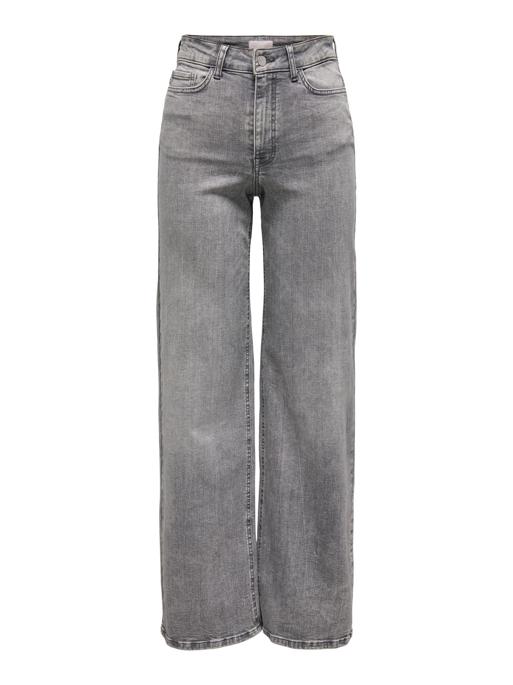 JdY Jeans Gerade - Denim Hose mit Knopfleiste und Stretch