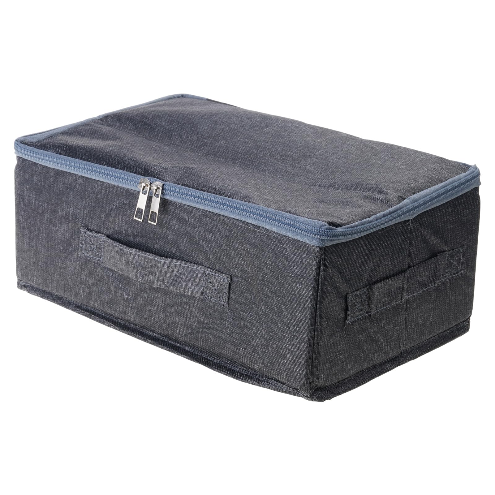 NUEAYMS Modern Cloth Storage Container with Easy Access Lid Fabric Storage Bin for Seasonal Clothing and Household Items Flipping Lid Cloth Organizers