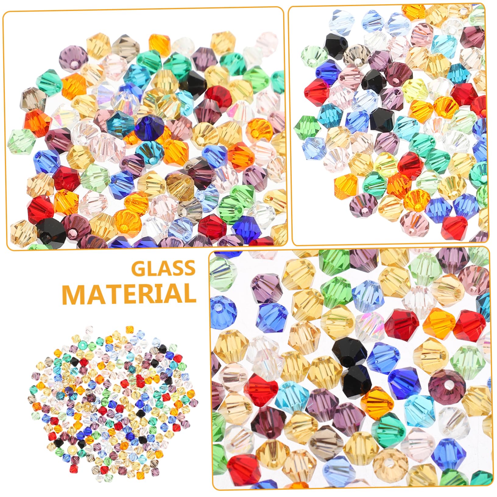 3 Set Perline Colorate Perline Forma Per Creazione Bracciali E Gioielli Per Fai Da Te E Progetti Bigiotteria 280 Pezzi * 3