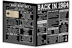 Funny Back in 1964 Birthday Card for 60-Year-Olds