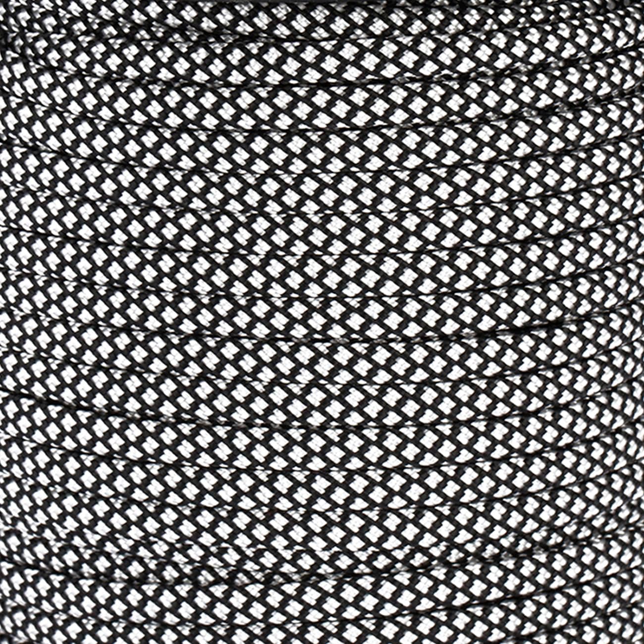 MOOCY Paracord 550 Paracord Rope,7 Inner Strands/Parachute Cord,Nylon Type III Paracord,Ideal Nylon String for Survival & Camping Gear – 5/32 in x 164 ft (4mm x 50m),Silver Black MOOCY Paracord 550 Paracord Rope,7 Inner Strands/Parachute Cord,Nylon Type III Paracord,Ideal Nylon String for Survival & Camping Gear – 5/32 in x 164 ft (4mm x 50m),Silver Black