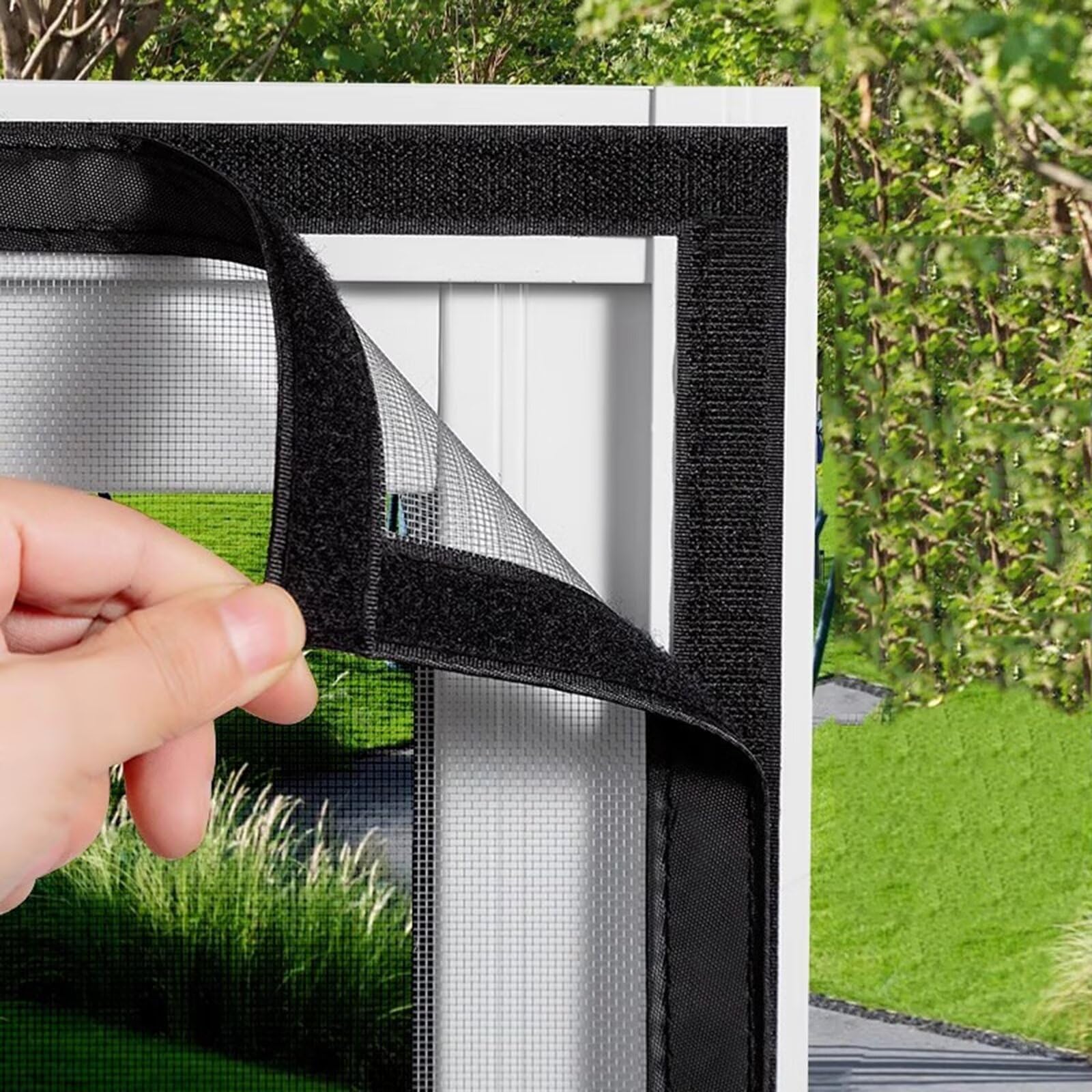 Moustiquaire Fenêtre 160cm160cm, Lot De 2, Toile Moustiquaire Anti