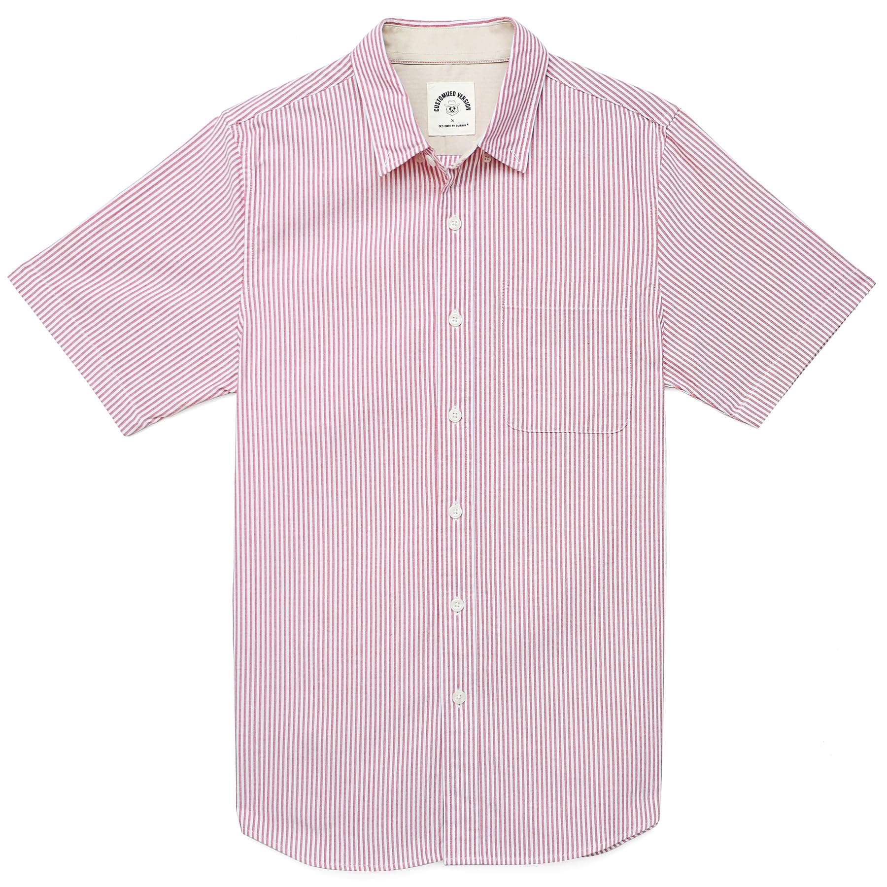 Dubinik® Short Sleeve Shirts for Men Soft Breathable Summer Button Down