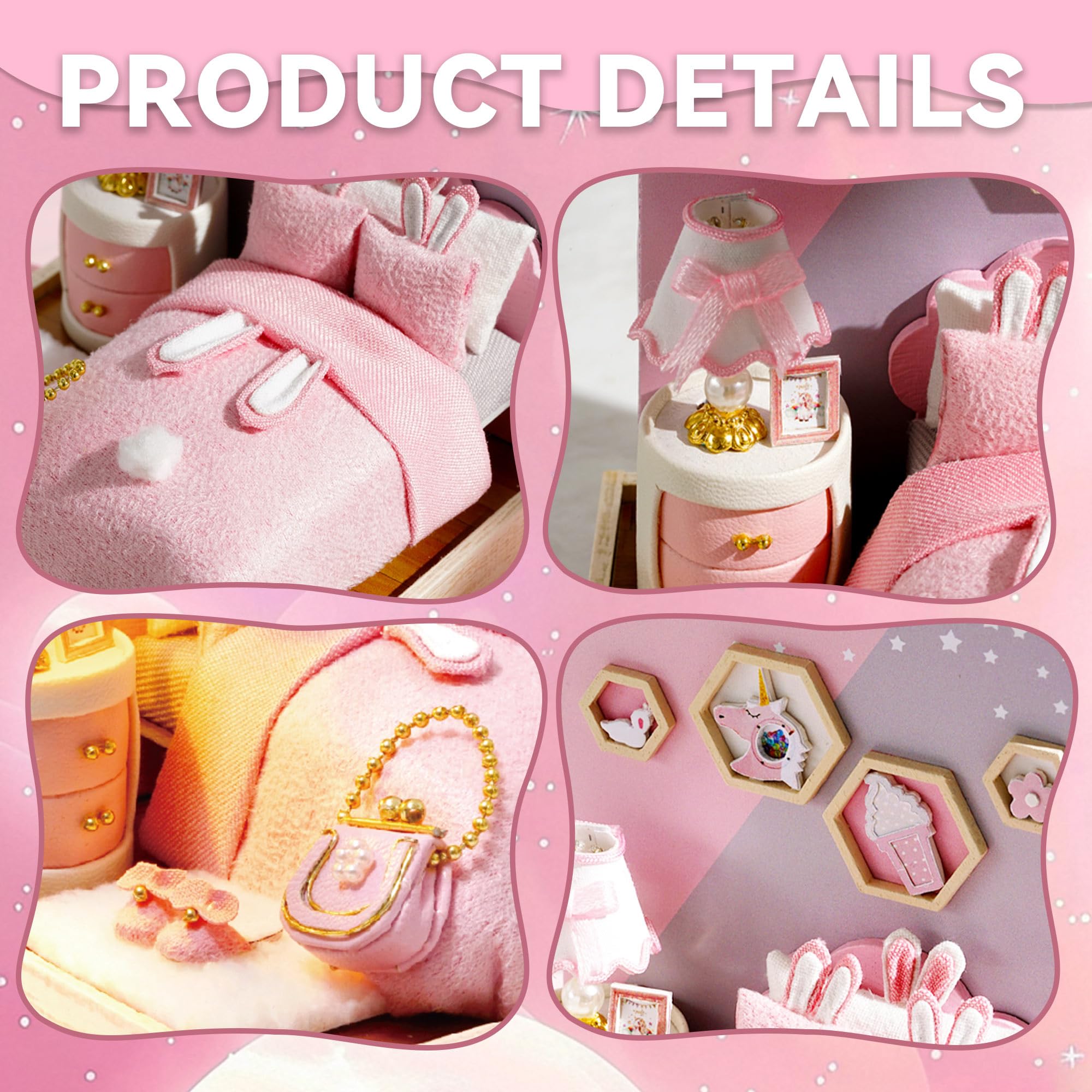 Amazon.com: Flever Dollhouse Miniature DIY House Kit Creative Room
