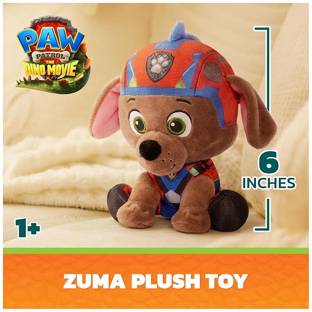 Foto 2 de 7 de Paw Patrol GUND, The Dino Movie, Peluche de Juguete de Zuma con Licencia Oficial