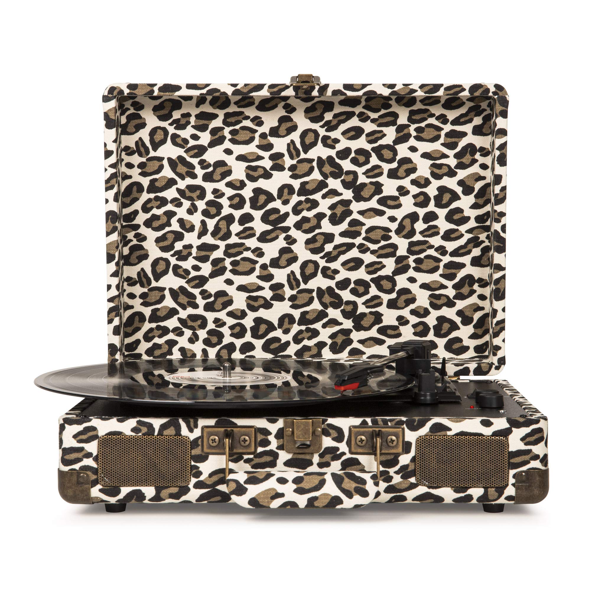 CrosleyCRUISER DELUXE TURNTABLE - LEOPARD-CH