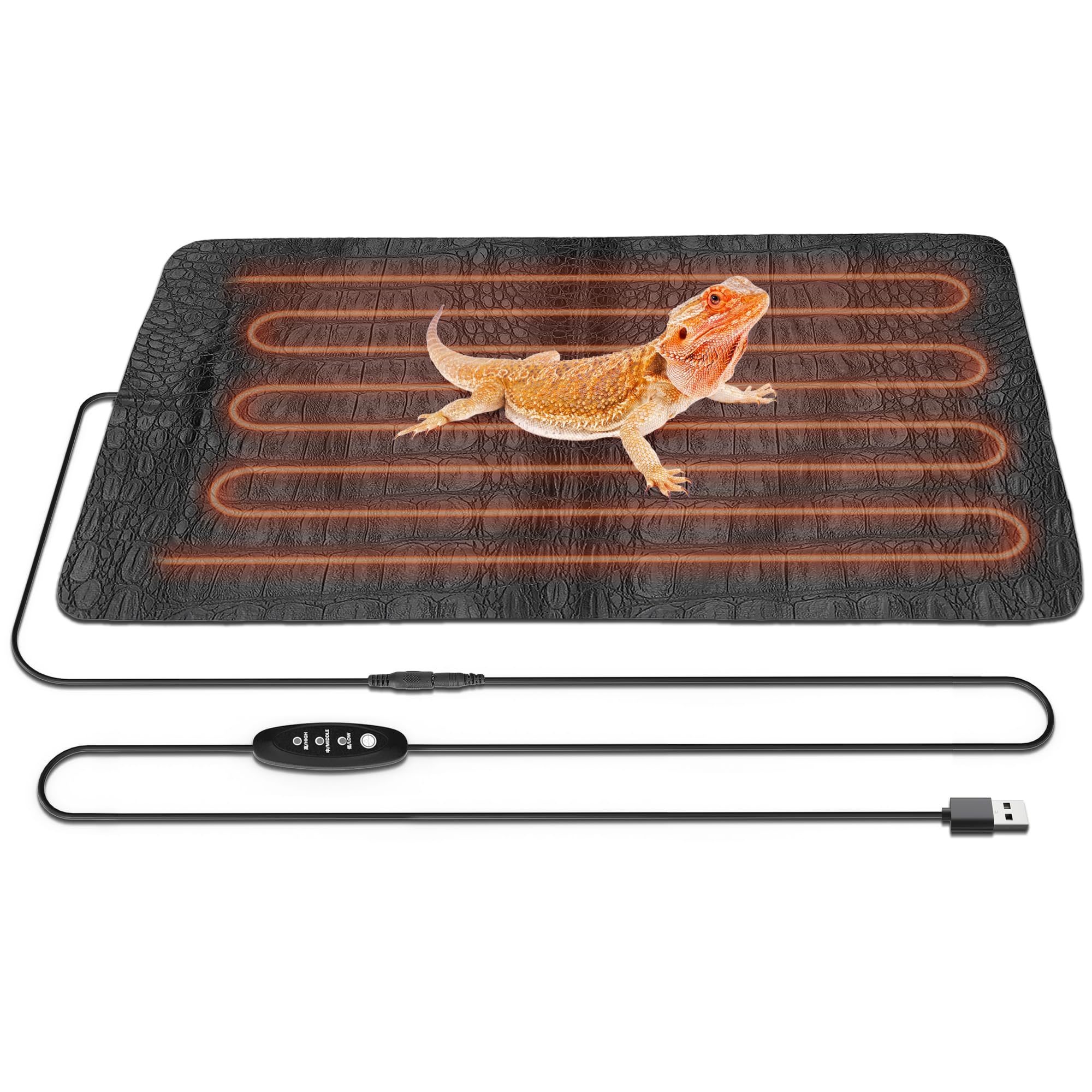 Amazon | 2025新登場 爬虫類 ヒーター パネルヒーター 小動物 ヒーター