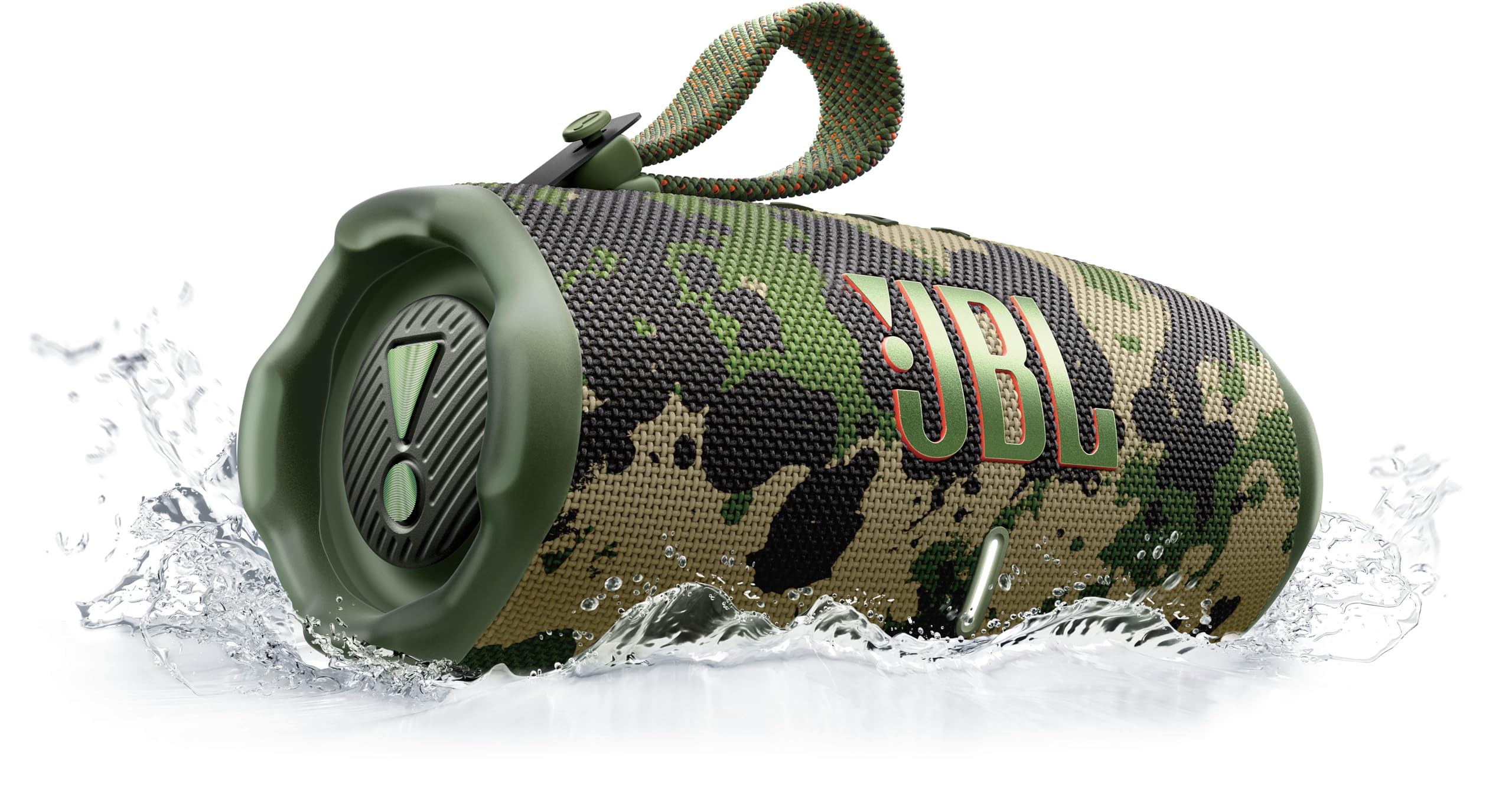 JBL Charge 6 Speaker Bluetooth Portatile Wireless, 28 Ore di Autonomia, Impermeabile IP68, Resistente alla Polvere e Antiurto, Suono Pro con AI Boost, Connessione Multi-Speaker Auracast, Squad