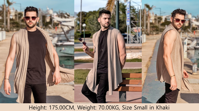 Gilet Homme Col En V Sans Manches - Crème - Pour Mariage, Affaires, Loisirs - Coupe Cintrée Élégante - 8