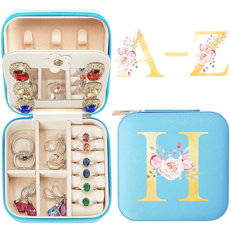 Fleur Éternelle JEWELRY CASE MINI BLUE Fleur Éternelle JEWELRY CASE MINI BLUE Venus et Fleur Le