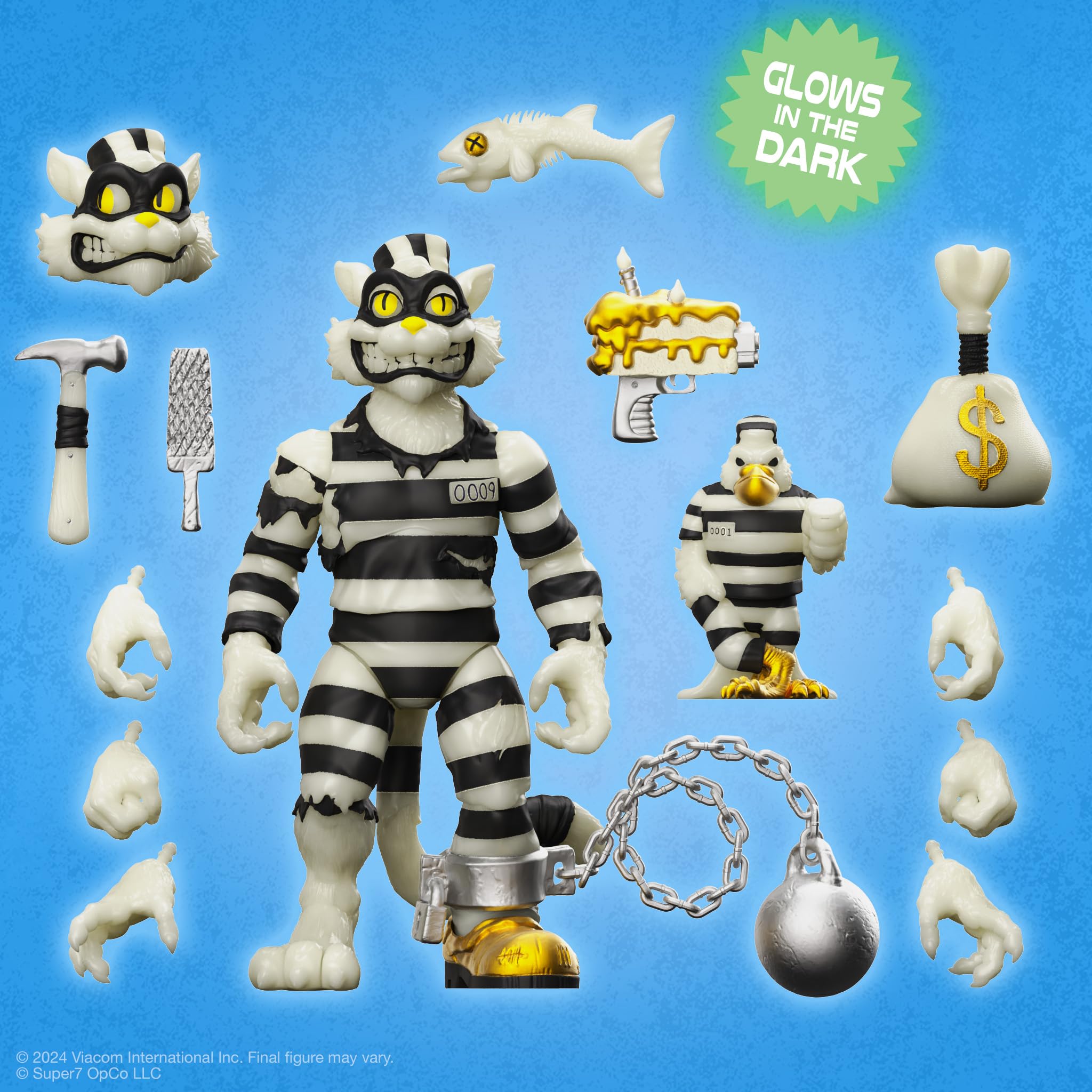 Super7 Teenage Mutant Ninja Turtles ULTIMATES! - Scratch Cat (Glow