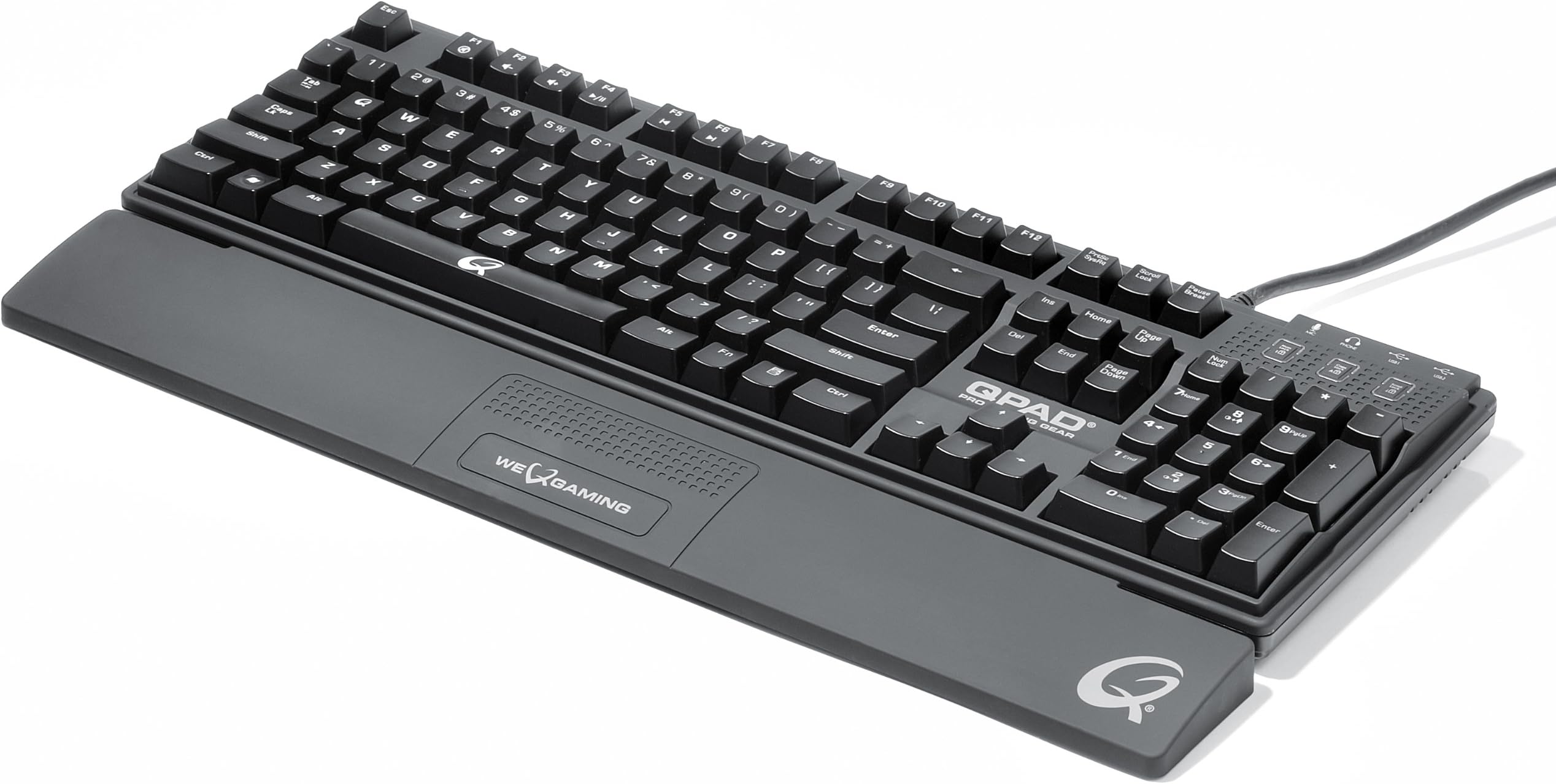 Qpad MK-80 Pro Gaming Backlit Mechanical Keyboard - Black