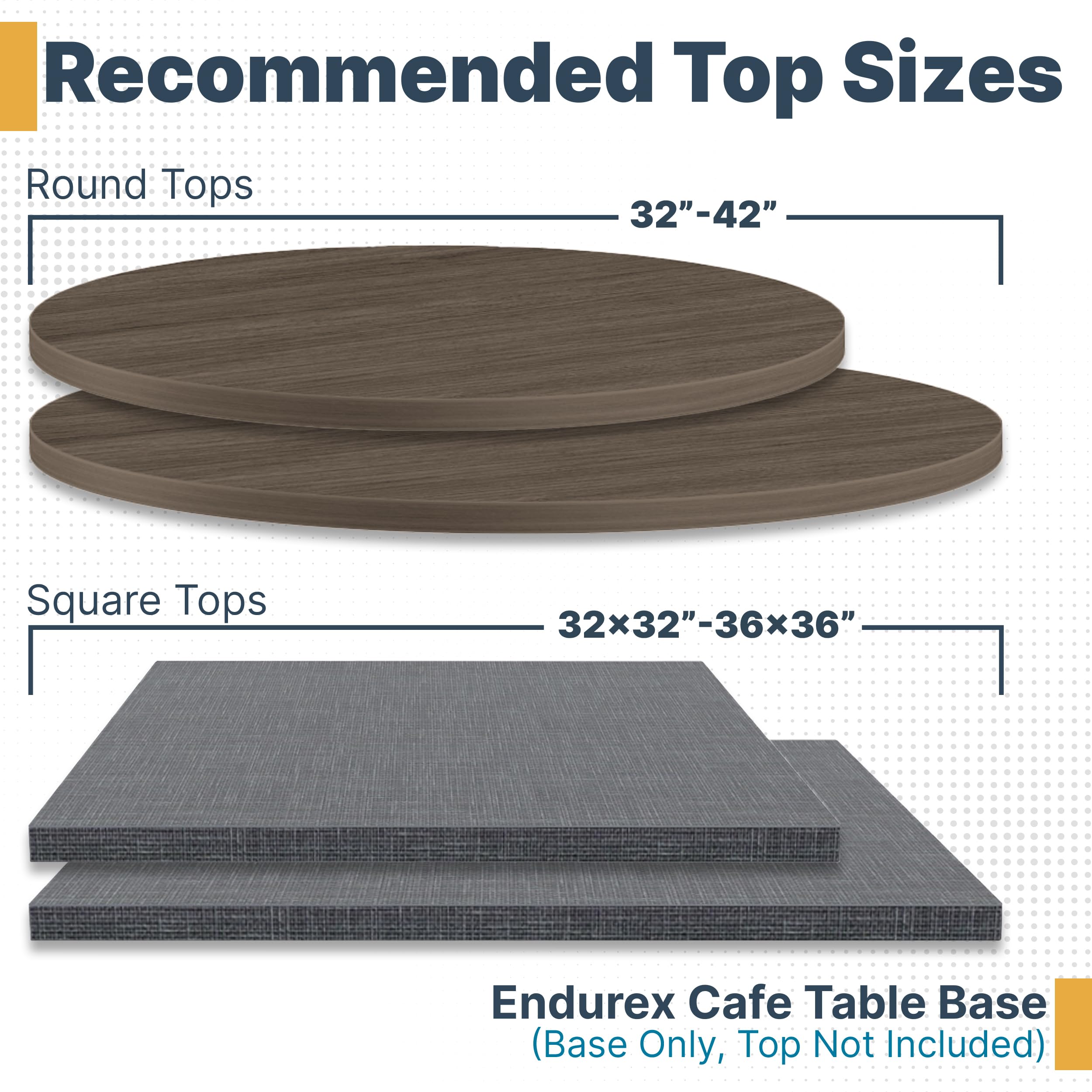 Restaurant Table Base Endurex Cafe Table Base - Heavy Duty Metal ...